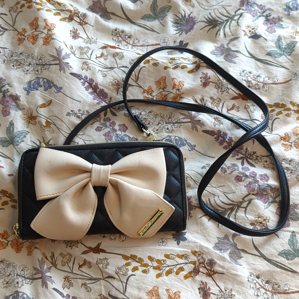 Betsey Johnson Crossbody Wallet Clutch